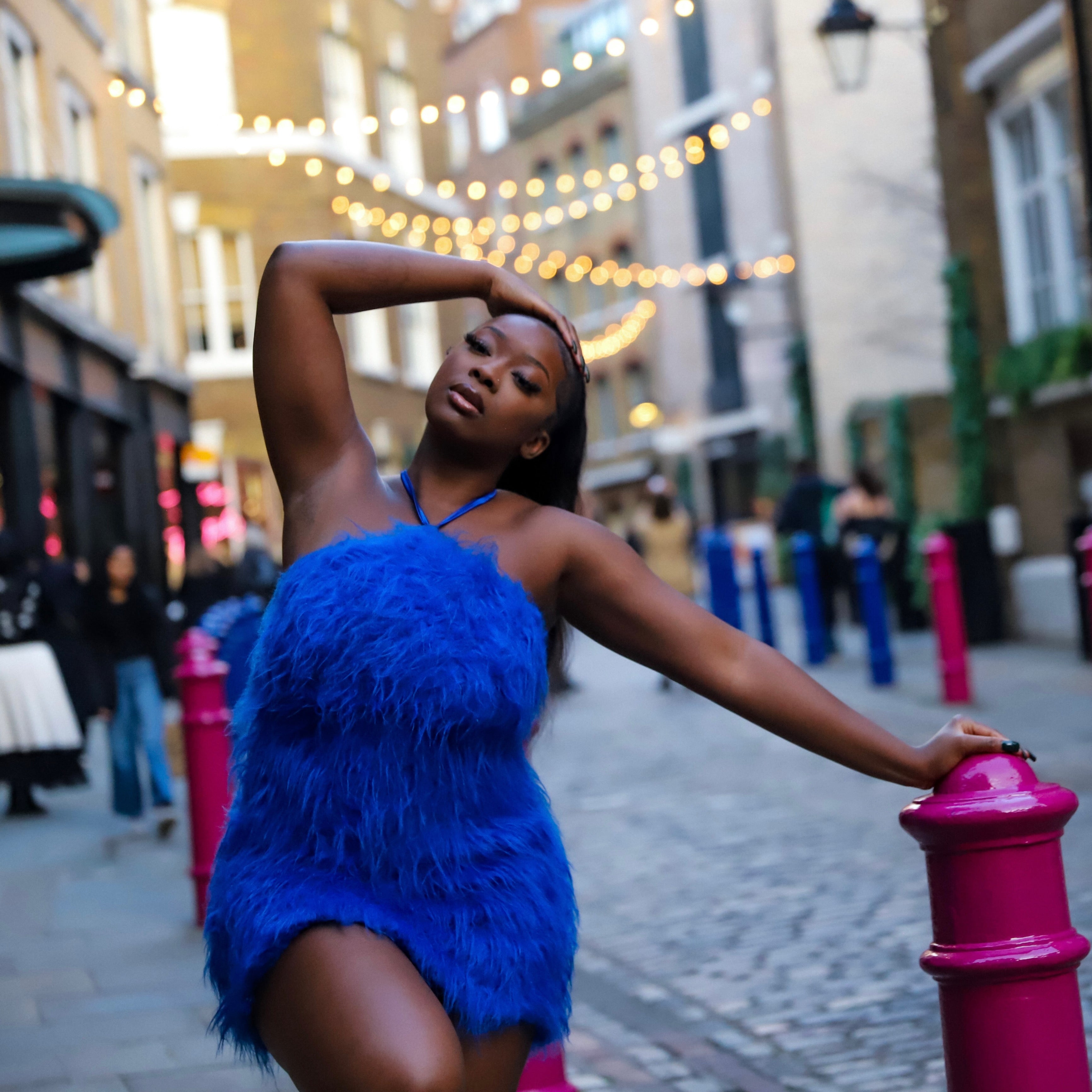 Electric Blue Short Dress